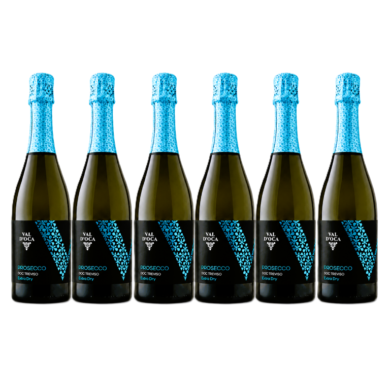 6 BOTTIGLIE PROSECCO  VAL D`OCA DOC TREVISO EXTRA DRY