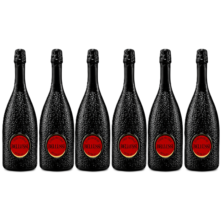 6 BOTTIGLIE SPUMANTE  BELLUSSI BLANC DE NOIR BRUT