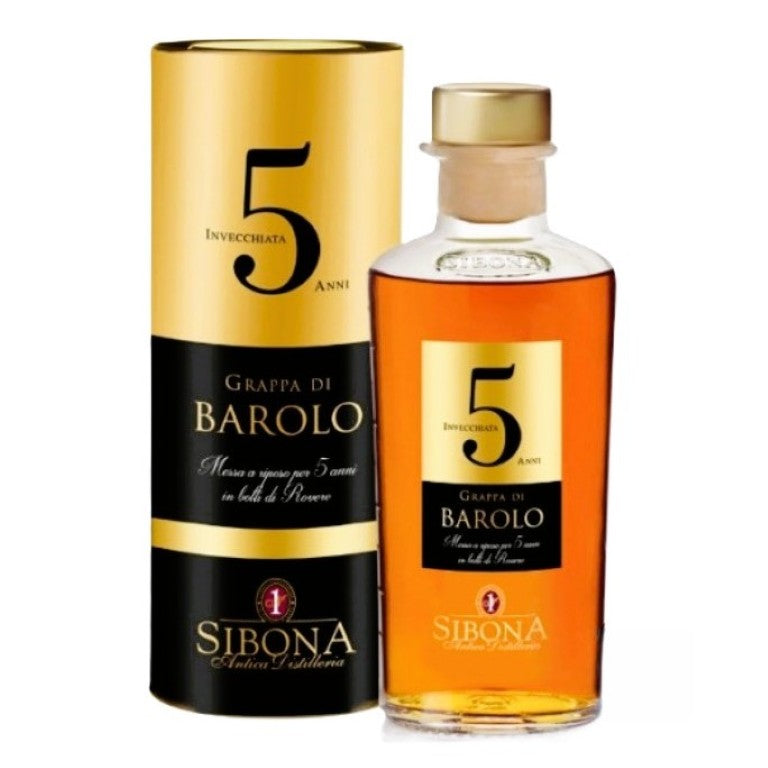 SIBONA  GRAPPA RISERVA DI BAROLO 5 ANNI