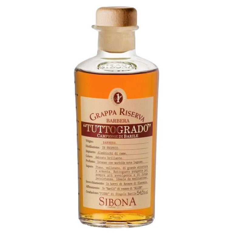 SIBONA  GRAPPA TUTTOGRADO BARBERA