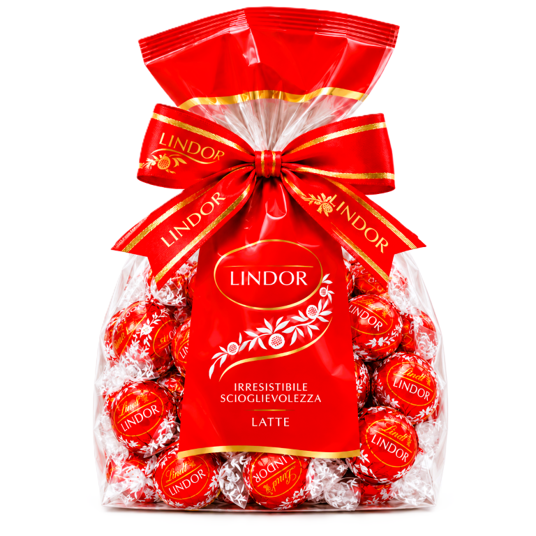 LINDT  SACCHETTO LINDOR 287GR LATTE