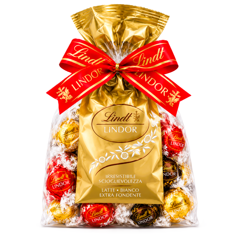 LINDT  SACCHETTO LINDOR 287GR ASSORTITO
