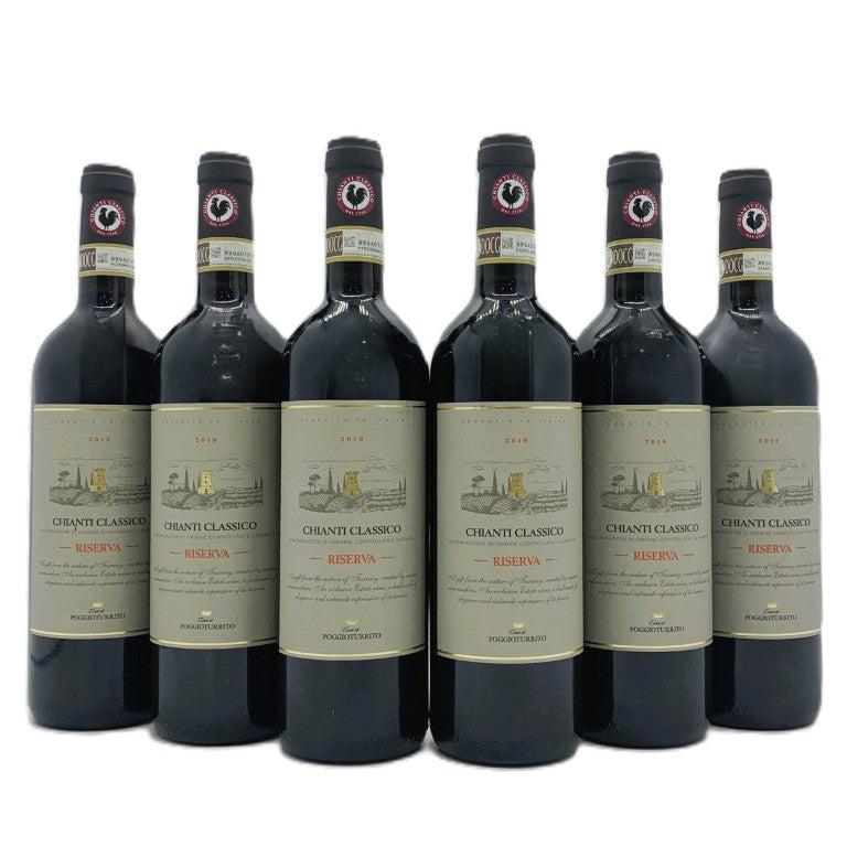POGGIOTURRITO  CHIANTI CLASSICO DOCG BOX 6 BOTTIGLIE