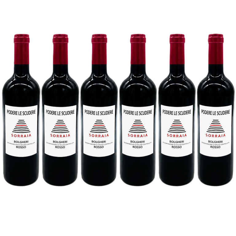 6 BOTTIGLIE PODERE LE SCUDERIE  SORRAIA