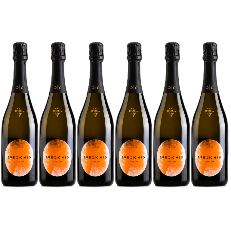 6 BOTTIGLIE SPUMANTE  VAL D`OCA SPECCHIO