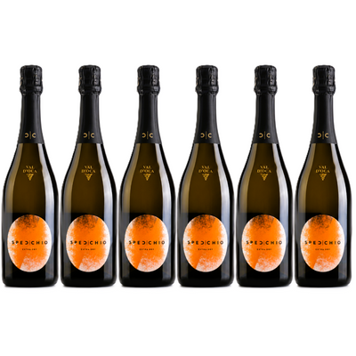 6 BOTTIGLIE SPUMANTE  VAL D`OCA SPECCHIO