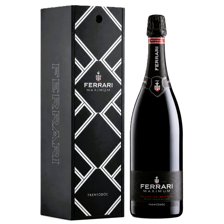 FERRARI  TRENTO DOC MAXIMUM BLANC DE BLANCS 1.5 LT LEGNO