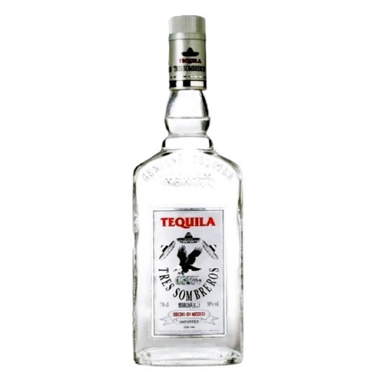 TRES SOMBREROS  TEQUILA SILVER