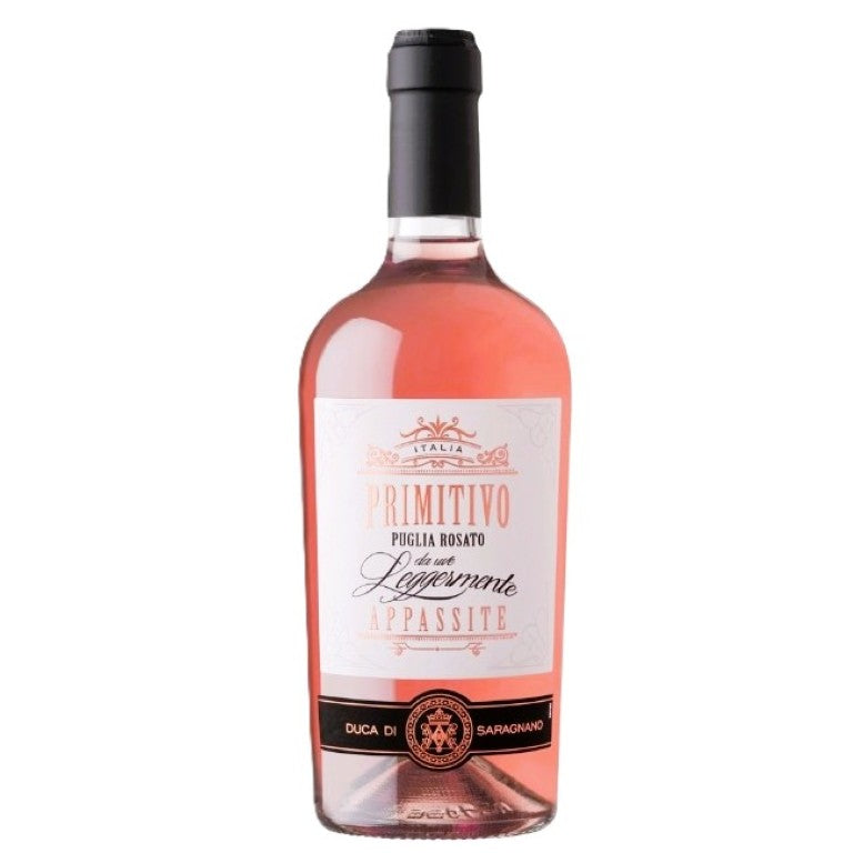 BARBANERA  UVE LEGGERMENTE APPASSITE PRIMITIVO ROSE` PUGLIA