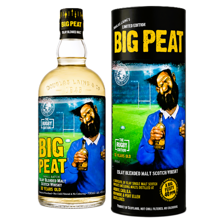 WHISKY  BIG PEAT 10 ANNI RUGBY EDITION