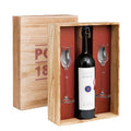 POLI  CONFEZIONE SASSICAIA GRAPPA + 2 BICCHIERI