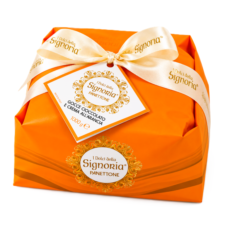 I DOLCI DELLA SIGNORIA  PANETTONE ARANCIA E CIOCCOLATO 1KG